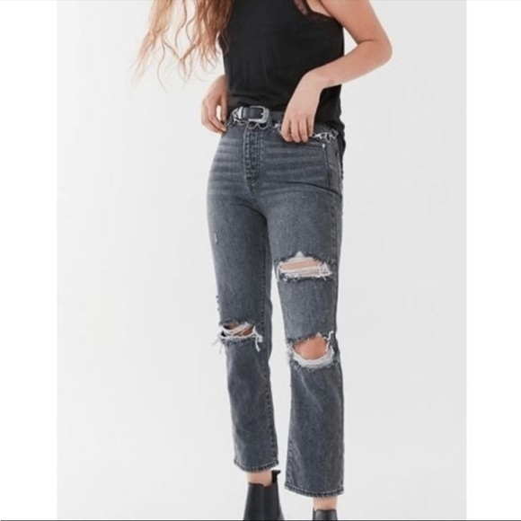 BDG- Urban Outfitters Slim Straight Distressed Jeans - Picture 1 of 7